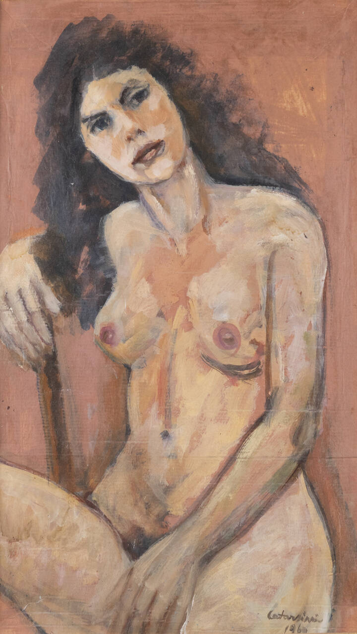 ALFREDO CATARSINI - 'La modella' 1960