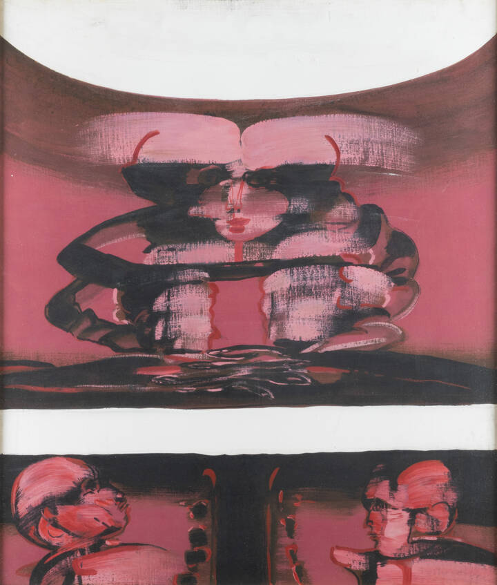 REMO BRINDISI - 'Figura in rosa'