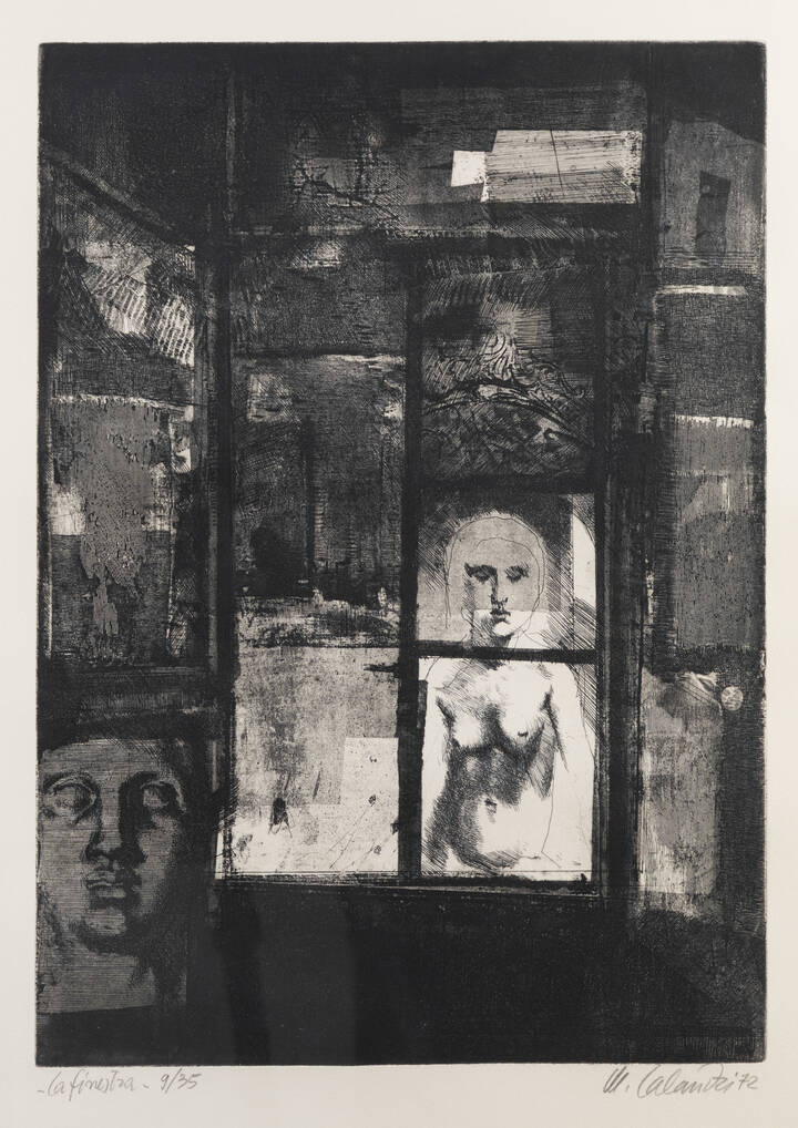 MARIO CALANDRI - 'La finestra' 1972