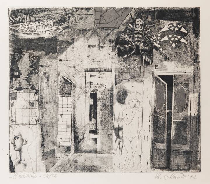 MARIO CALANDRI - 'Il labirinto' 1972