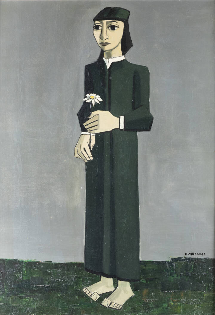 PIETRO MORANDO - 'Santa Margherita da Cortona' 1952