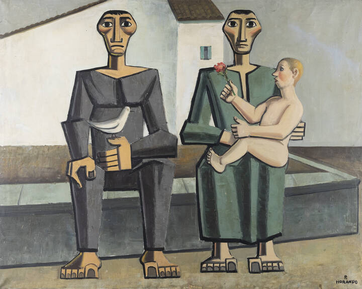 PIETRO MORANDO - 'L'altare' 1950