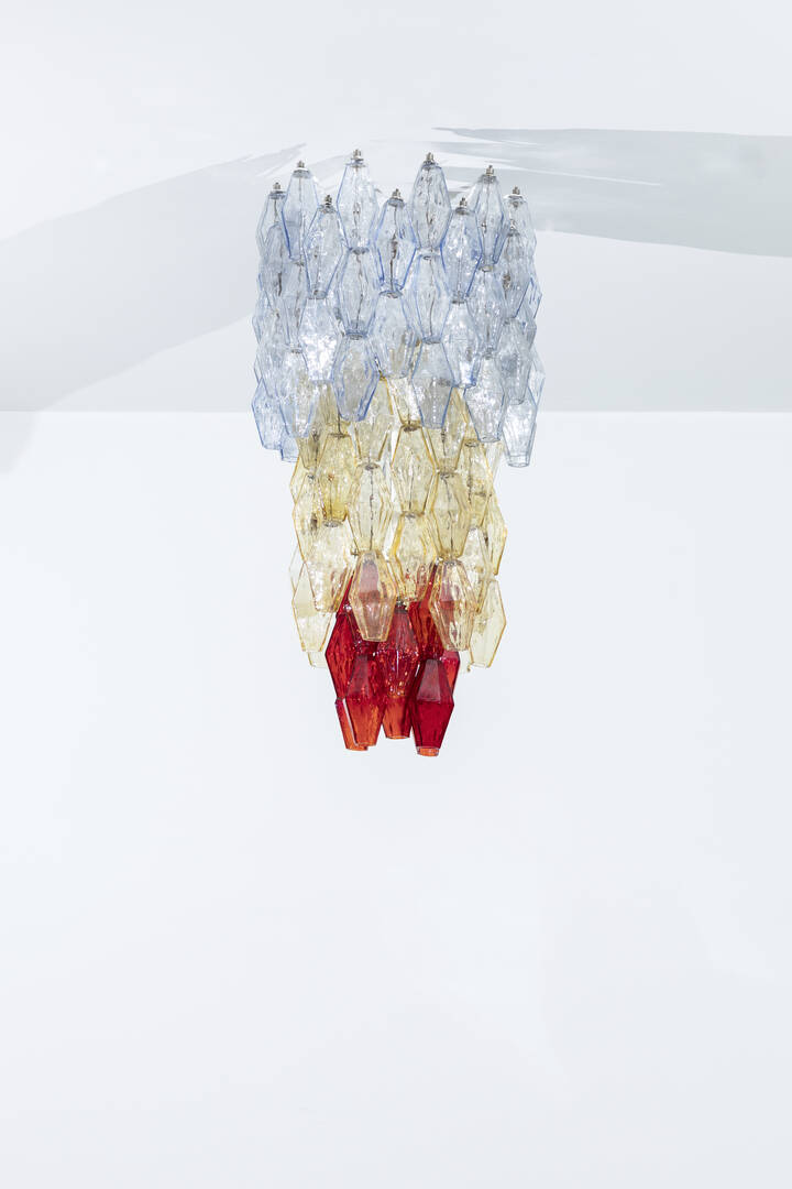 PAOLO VENINI - Lampadario mod. Poliedri