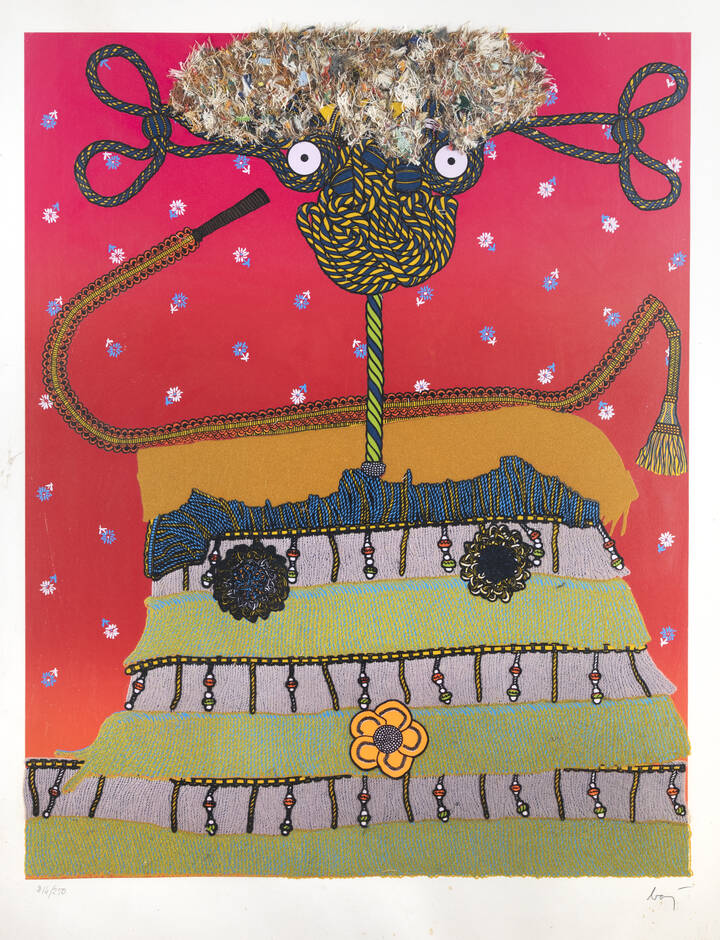 ENRICO BAJ - 'Personaggio' 