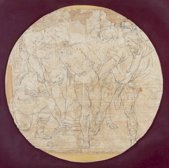 PITTORE ANONIMO - 'Flagellazione di Cristo'
