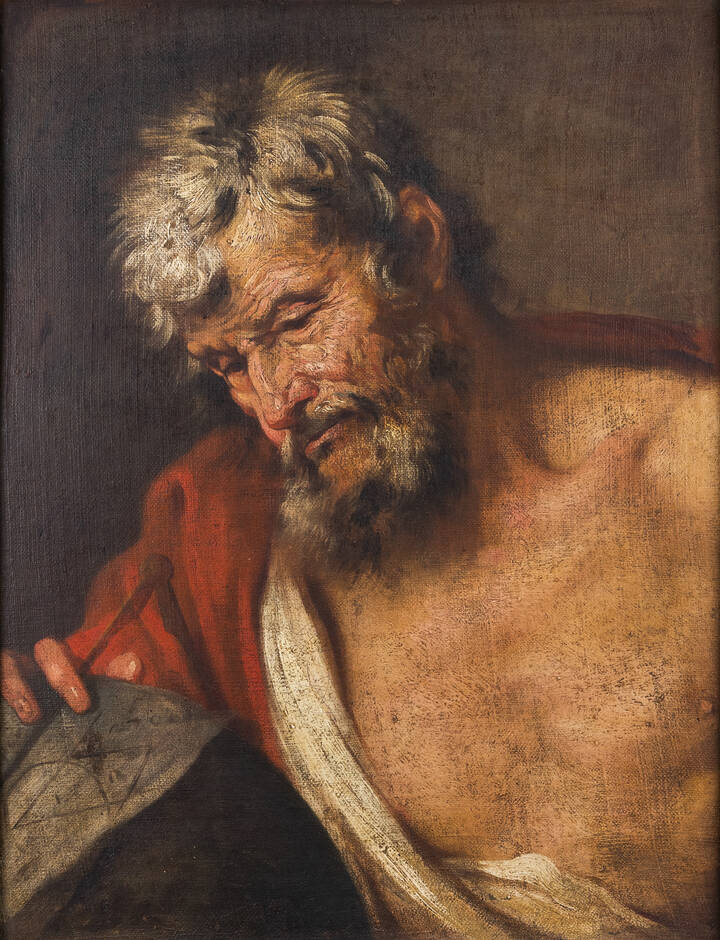 PITTORE ANONIMO - 'Ritratto di anziano' 