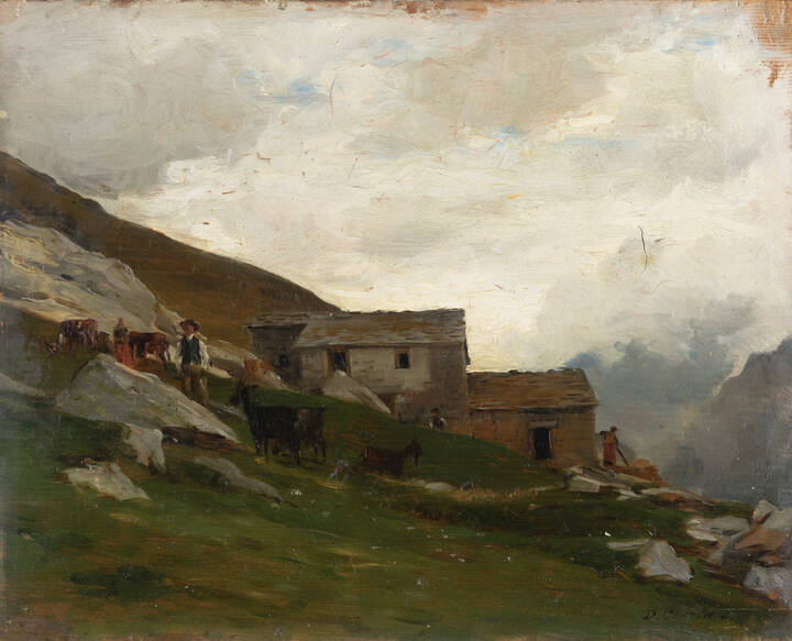 DEMETRIO COSOLA - 'Nebbia in montagna'