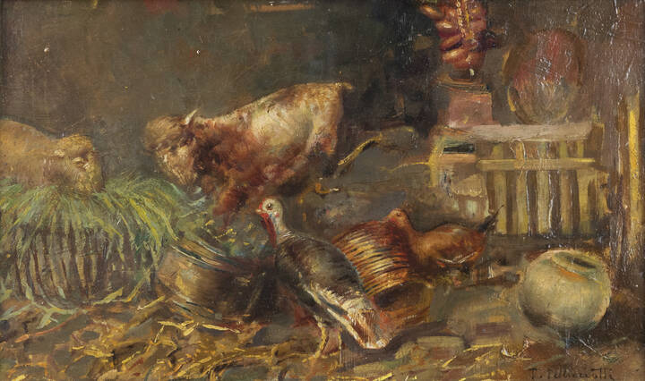 TITO PELLICCIOTTI - 'Nella stalla'