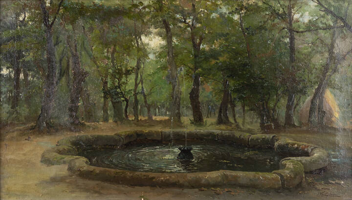 ETTORE FORTI - 'Fontana nel parco'
