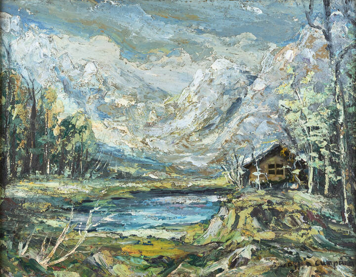 RUDOLF SCHWEITZER-CUMPANA - 'Paesaggio'