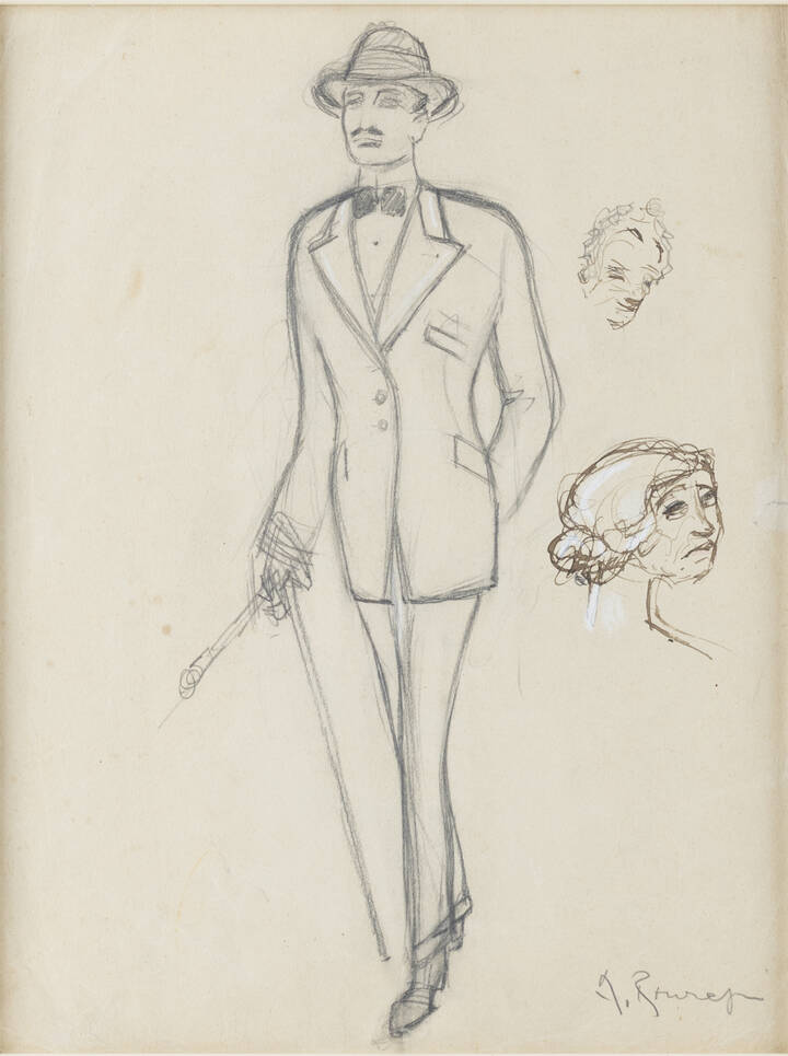 AROLDO BONZAGNI - 'Gentlemen' 1914