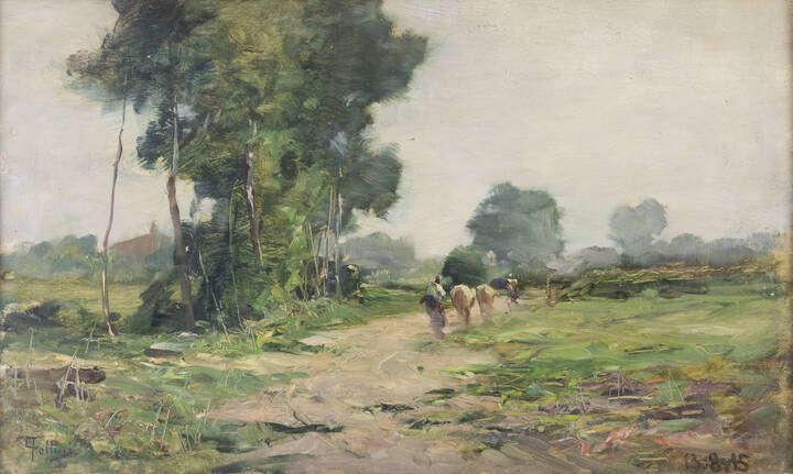 CARLO FOLLINI - 'Paesaggio con armenti' 13/8/15