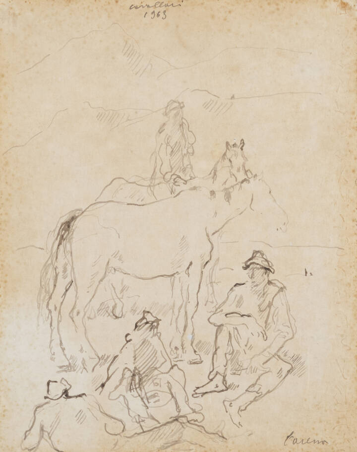 FELICE CARENA - 'Cavallari' 1963