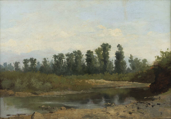 CARLO PIACENZA - 'Paesaggio lacustre'