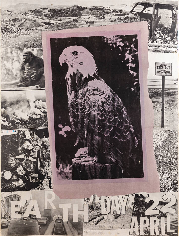 ROBERT RAUSCHENBERG - 'Earth day 22 April'