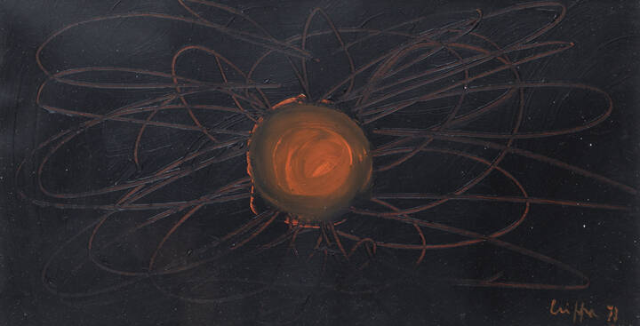 ROBERTO CRIPPA - 'Allunaggio' 1971