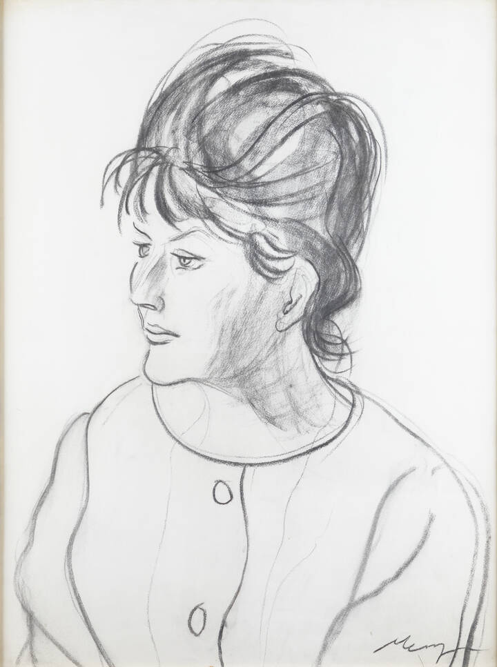 FRANCESCO MENZIO - 'Ritratto di donna'