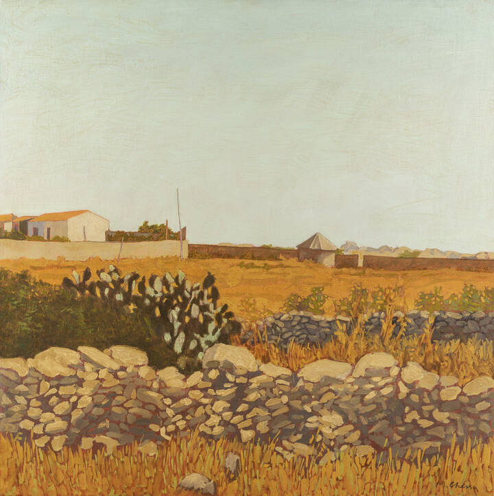 MAURO CHESSA - 'Paesaggio a Santa Teresa di Gallura' 1980