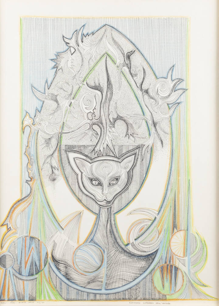 PONTE CORVO (Raffaele Pontecorvo) - 'Gatto' 1971