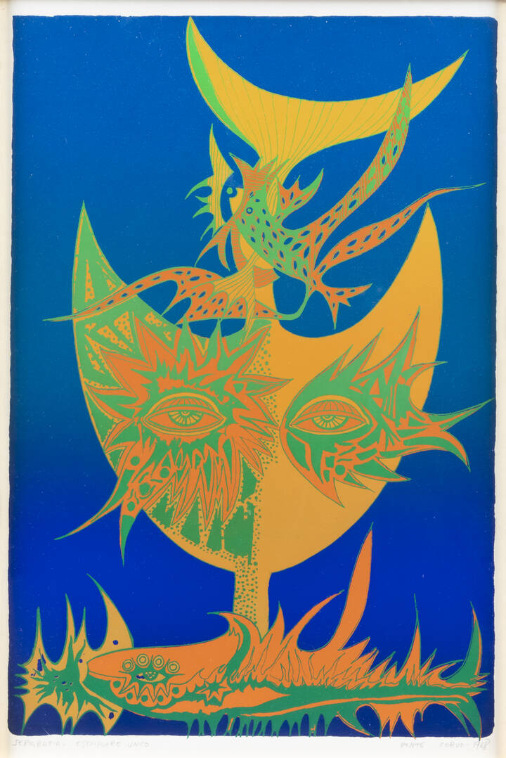 PONTE CORVO (Raffaele Pontecorvo) - 'Volto' 1968