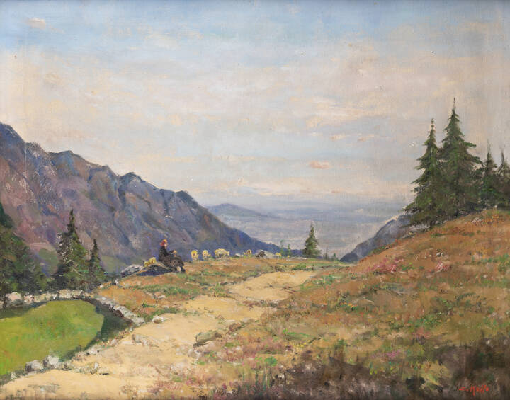 CARLO MUSSO - 'Valle d'Aosta' 1948