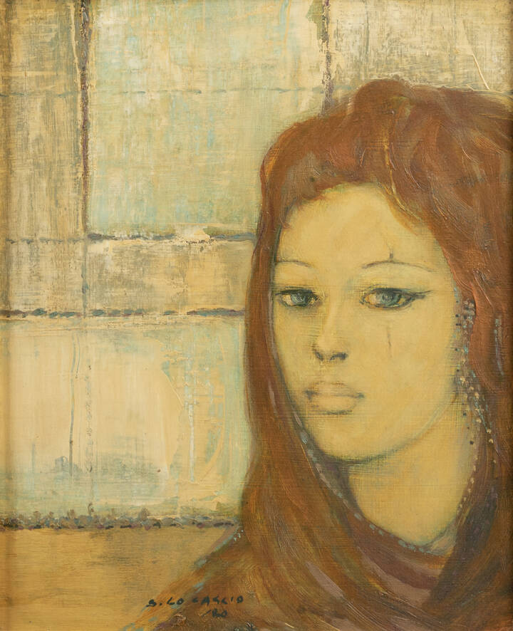 SANDRO LO CASCIO - 'Ritratto di donna' 1979/1980