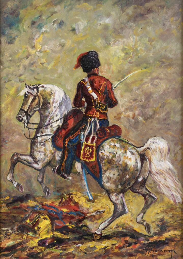 GIOVANFRANCESCO GONZAGA - 'L'ussaro rosso' 1980