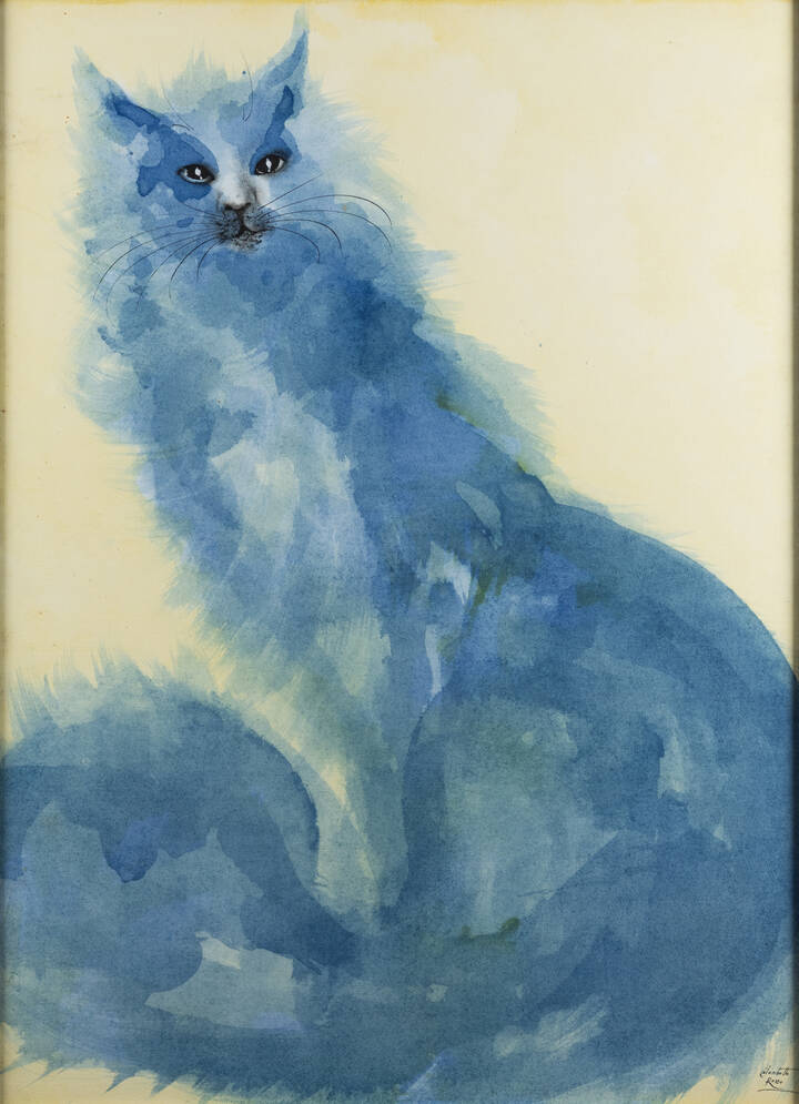 ENRICO COLOMBOTTO ROSSO - 'Gatto blu'