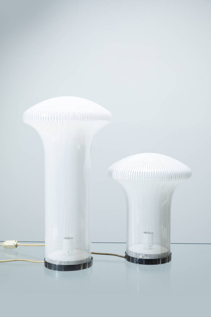 MARIO TICCO' - Due lampade da appoggio serie Boletus T