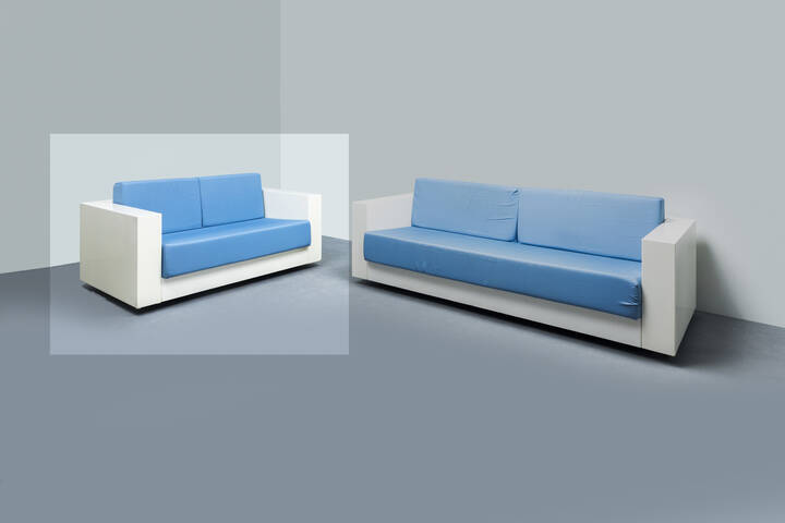 LELLA E MASSIMO VIGNELLI - Divano mod. Saratoga