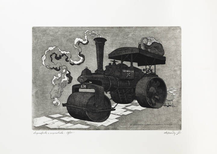 LORENZO ALESSANDRI - 'Pesta pietre magico visto in Corso Racconigi il 17/08/56'