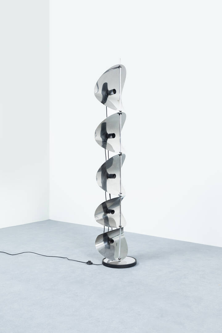 CESARE LEONARDI, FRANCA STAGI - Lampada da terra mod. Elica