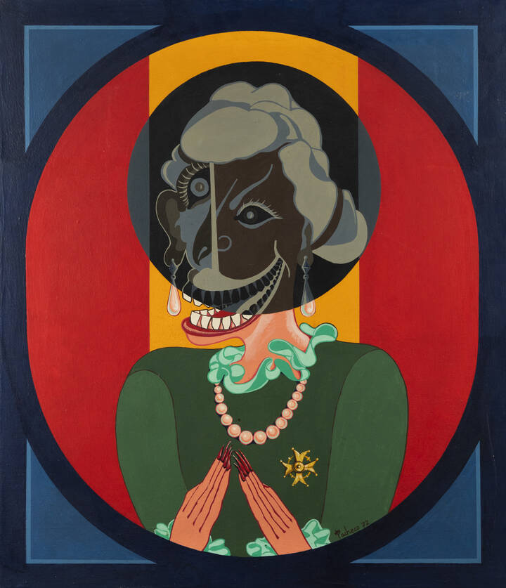 JULIAN PACHECO - 'Retrato esperitual de Donna Carmen' 1972