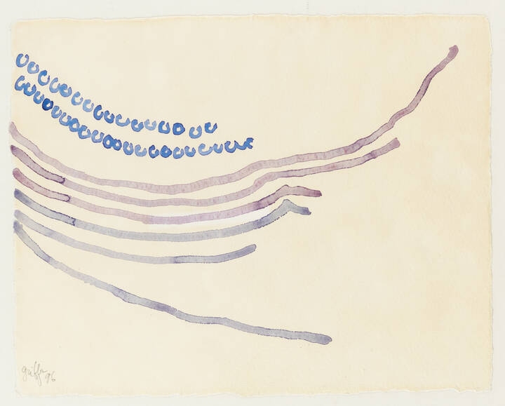 GIORGIO GRIFFA - 'Composizione' 1996