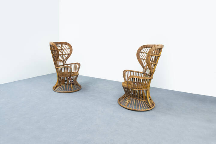 LIO CARMINATI - Coppia di poltrone 