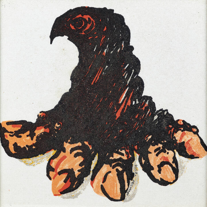 ARMANDO TESTA - 'Aquila con artrite' 1982