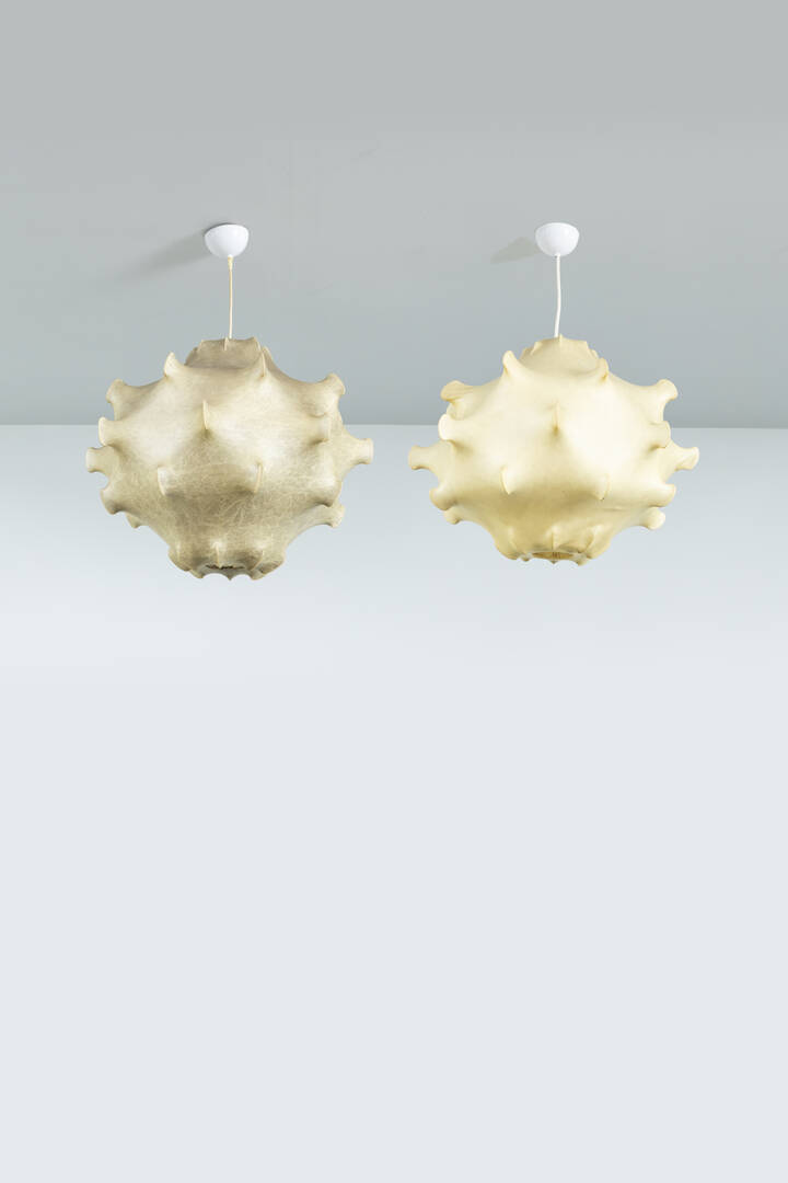 ACHILLE E PIER GIACOMO CASTIGLIONI - Coppia di lampade mod.Taraxacum