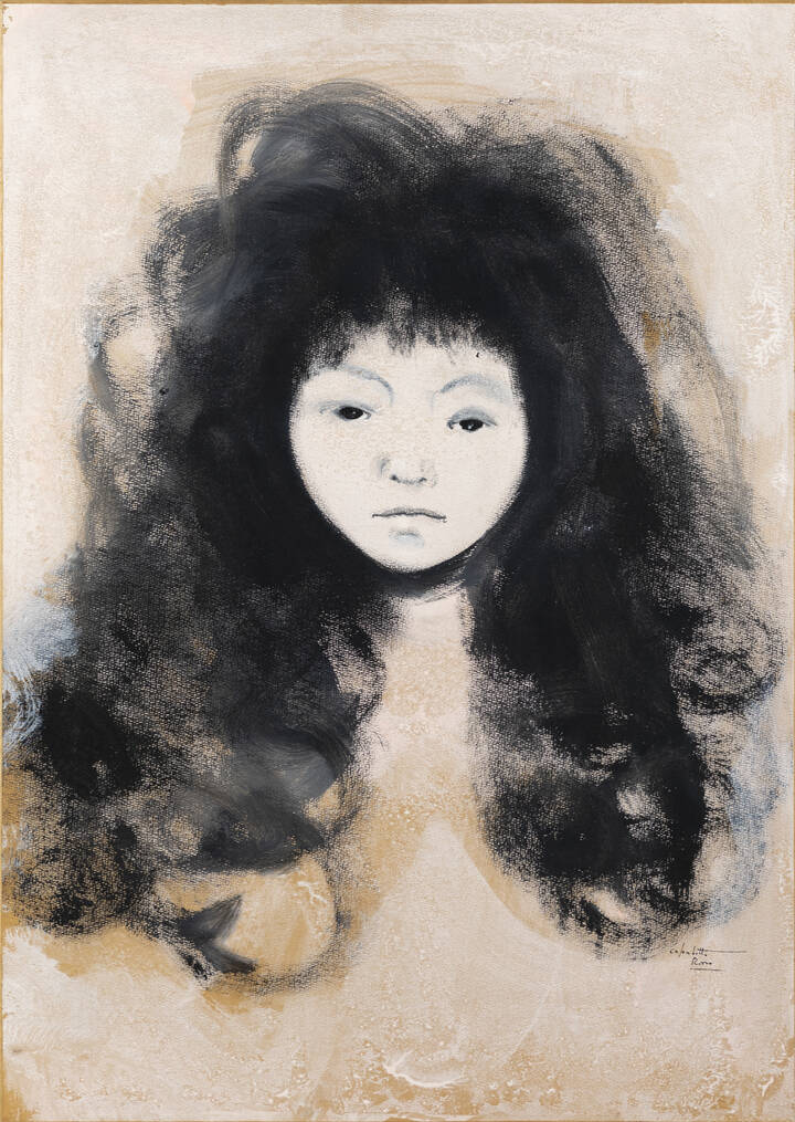 ENRICO COLOMBOTTO ROSSO - 'Volto di bambina'