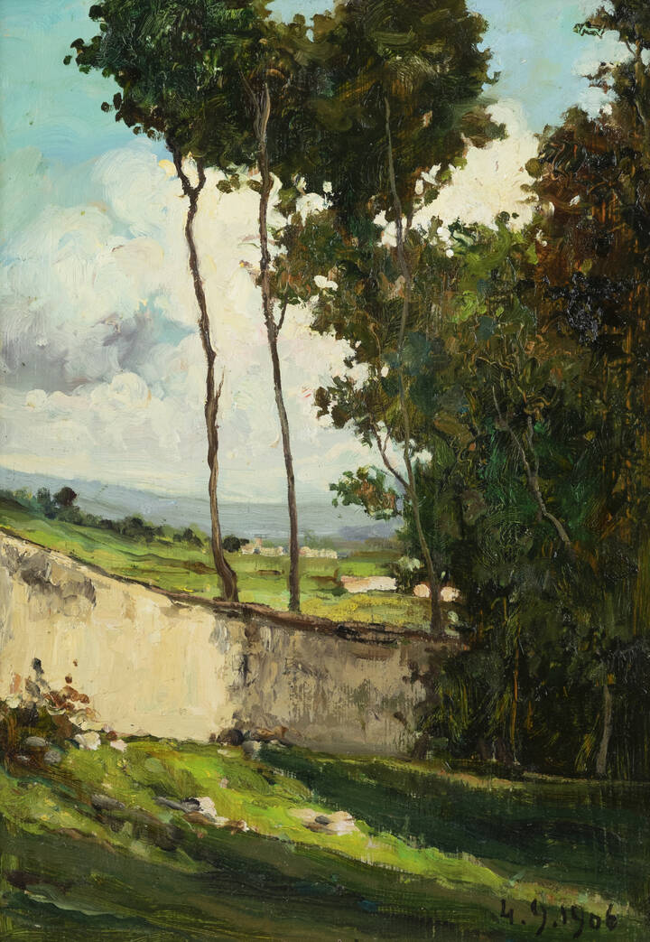 PITTORE ANONIMO - 'Paesaggio'