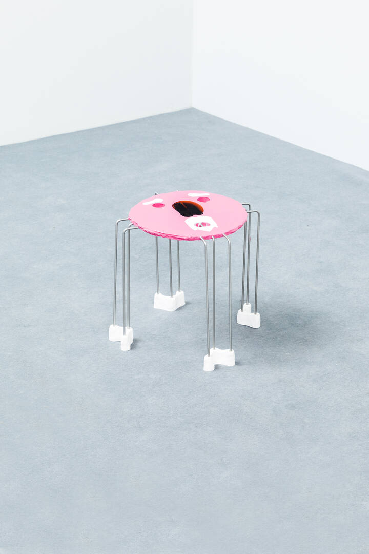 GAETANO PESCE - Tavolino della serie Triple Paly