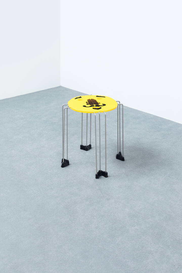 GAETANO PESCE - Tavolino della serie Triple Paly