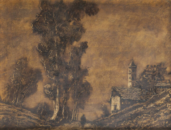 CORRADO FILIPPA - 'Chiesetta nel paesaggio'