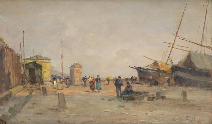 CARLO FOLLINI - 'Al porto'
