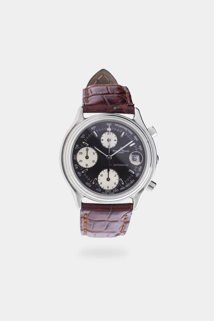 BAUME & MERCIER - Mod. 'Chronograph', ref.6103, serie recente