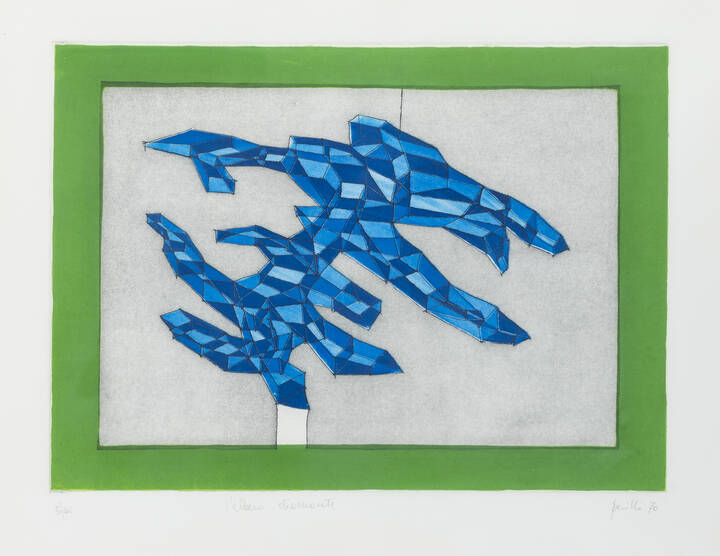 ACHILLE PERILLI - 'L'albero diamante' 1970