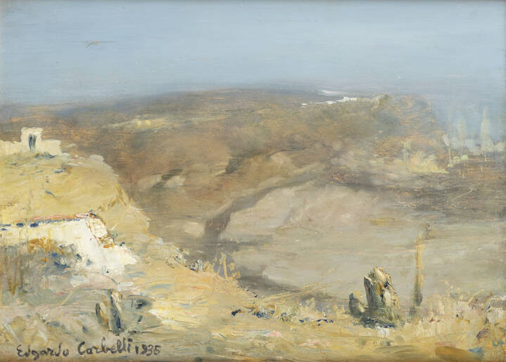 EDGARDO CORBELLI - 'Sangone presso Stupinigi' 1935