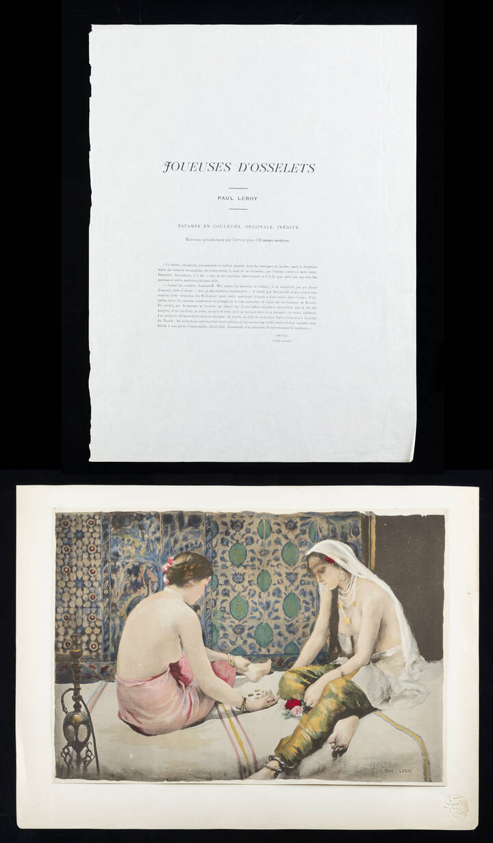 PAUL LEROY - 'Joueuses d'osselets'