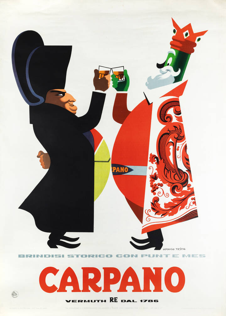 MANIFESTO da ARMANDO TESTA - 'Carpano'