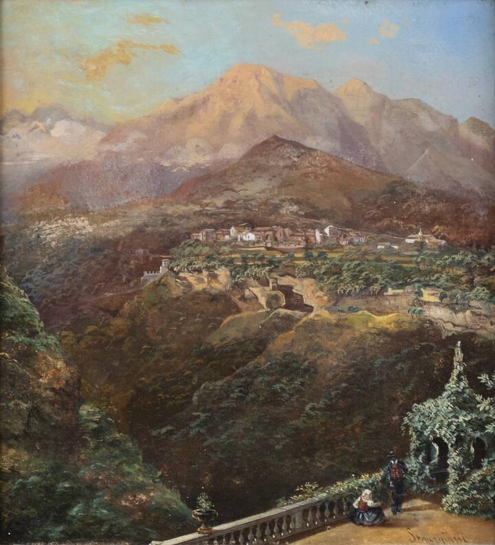 SMARGIASSI GABRIELE (attribuito) - 'Vista da Ravello' 
