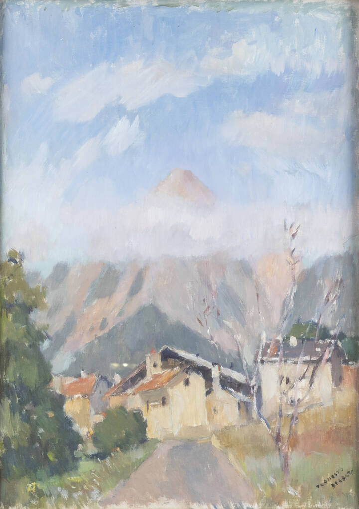 TEONESTO DEABATE - 'Borgata in Val di Susa'